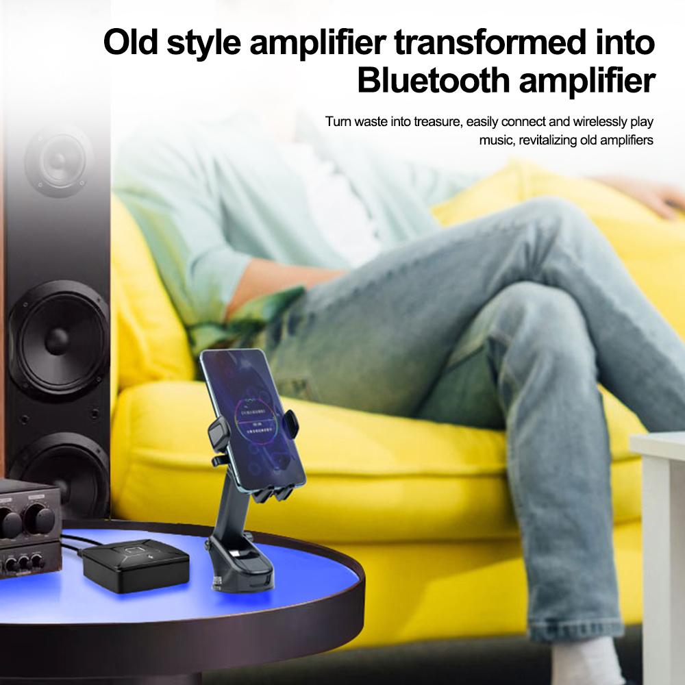 Беспроводной приемник Bluetooth 6.0 SBC AAC Hi-Fi 3,5 мм AUX разъем 2RCA RCA аудио музыкальный адаптер для ПК, автомобильного комплекта, динамика, усилителя