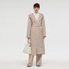 GOELIA Unisex Hooded Double-Faced Wool Cashmere Coat