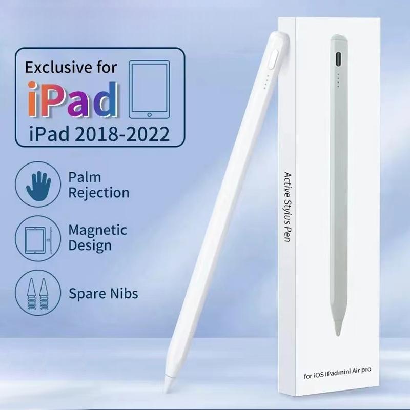 For iPad Pencil Palm Rejection Stylus For iPad Accessories 2022 2021 2019 2018 Air 5 Mini Pro Colored Touch Pen for iPad Pencil