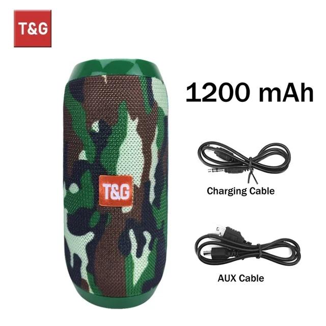 TG117 Портативная Bluetooth-колонка TWS Беспроводная Двойной Бас Уличная Колонка Бумбокс FM AUX TF-карта Музыкальный Плеер Для Кемпинга Езды