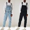 Mens Denim Jeans Dungarees Suspender Overalls Romper Jumpsuit Bib Pants Trousers