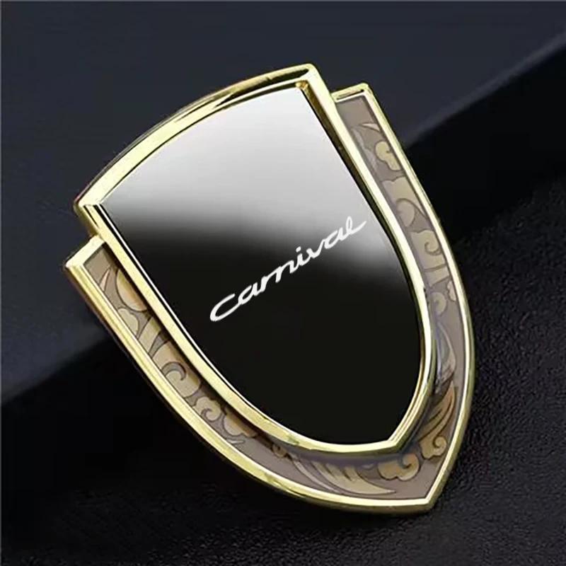 UQQV8 car stickers 3D metal accsesories auto accessory for kia carnival
