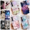 For Tecno Camon 18 P 18 Premier Camon18 Phone Case Capa Soft Liquid Silicone Bumper Etui Animals Flower Printed Funda Camon18