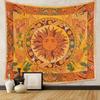 Watercolor color-block tapestry world map fabric wall hanging for bedroom and study room wall decoration background fabric