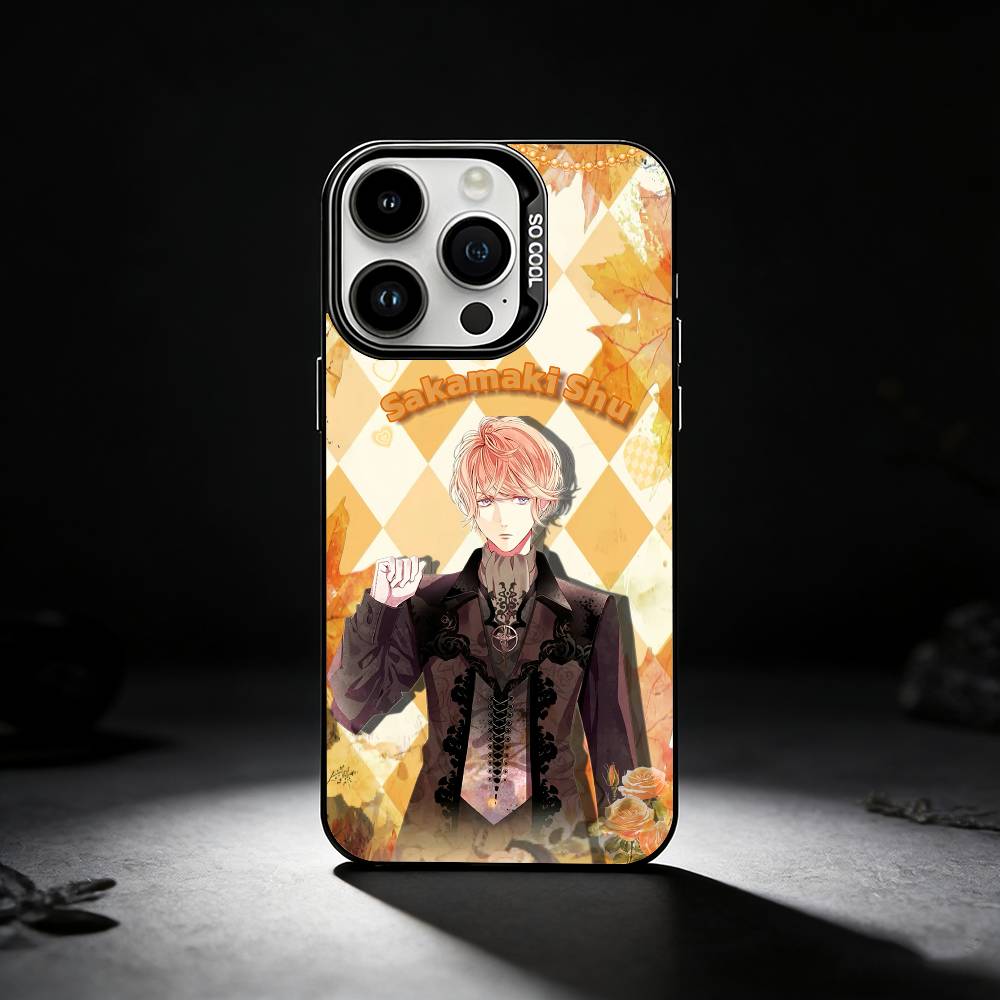 Чехол для телефона Diabolik Lovers Для iPhone 17,16,15,14,13,12,11 Plus,Pro Max,XS,Цветной серебристый чехол для телефона
