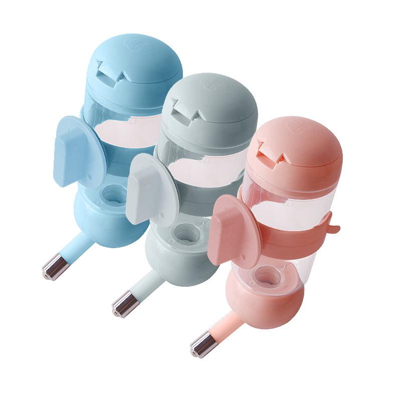 Новая поилка для питомца, подвесная чашка для воды, клетка для собаки, подвесная сферическая автоматическая поилка для кошки из нержавеющей стали, бутылка для воды