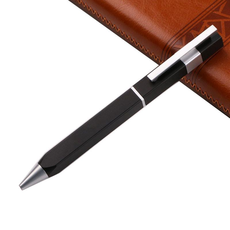 Direct Supply Aluminum Rod Oxidation Rotating Square Ballpoint Pen Exquisite Light Luxury Signature Pen Enterprise Welfare Advertising Gifts