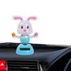 Солнечные танцующие фигурки игрушка для автомобиля милый кролик на солнечной батарее танцующие игрушки кивающая голова аксессуары для интерьера автомобиля подарок для