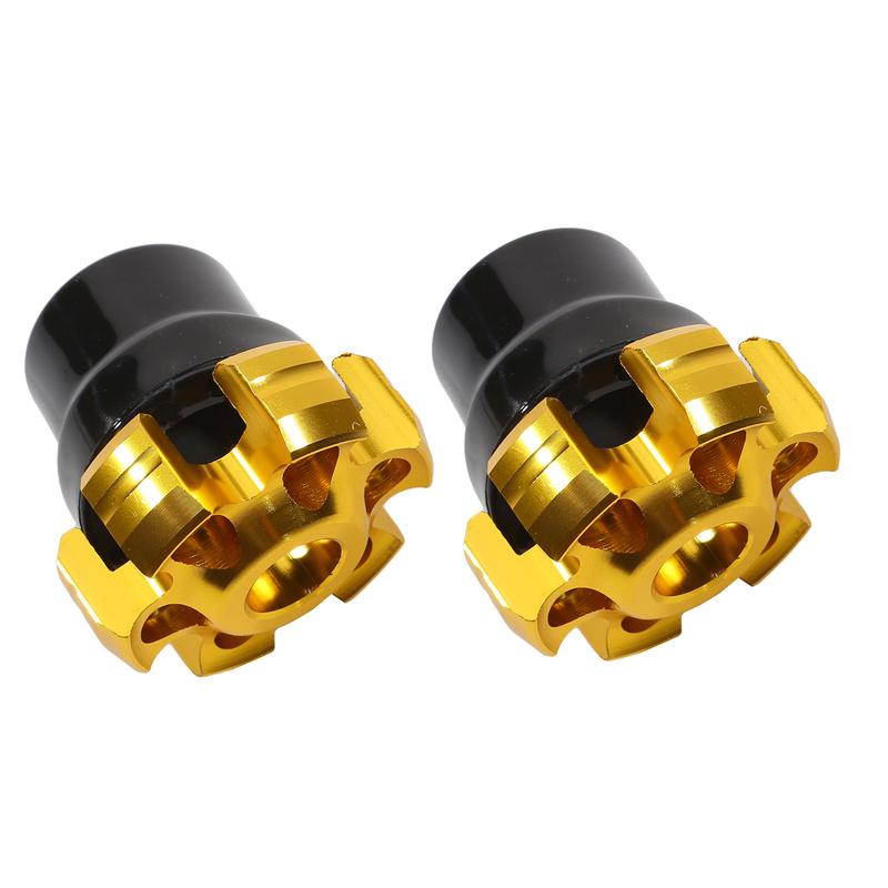 1 Pair Motorcycle Anti-Fall Cup Aluminum Alloy Motorcycle Front Cover Shock Absorber Front Fork Resistance Cup Modified Accessories