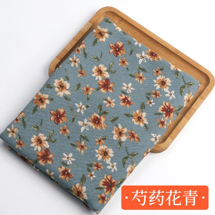 0,5 м / 1 м / 2 м Винтажная этническая хлопково-льняная ткань с принтом для скатертей, пледов на диван, платьев, ручной работы, DIY, ткани для одежды