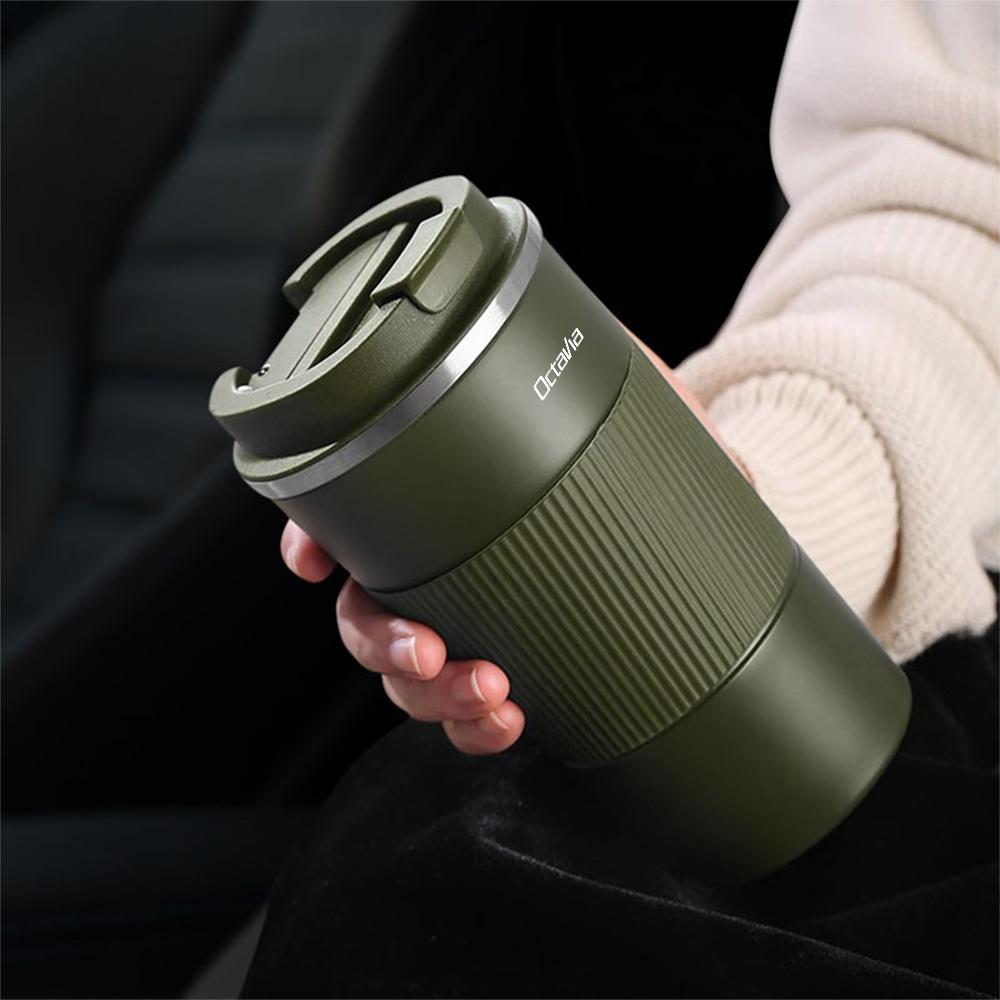 Thermos Coffee Mug Stainless Steel Coffee Cup Insulated Bottle For Skoda Rapid Scala Kodiaq Fabia Kamiq Karoq Octavia A5 S VII fxdj44