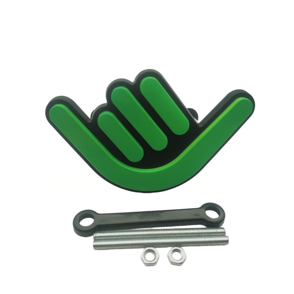 1Set ABS Gesture Shape Car Front Grille Decorative Emblem Badge for Auto Grille Accessories