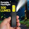 500LM Powerful COB LED Work Light,Magnetic Attraction,Portable Rechargeable Torch,Camping Waterproof Car Repair with Pen Clip