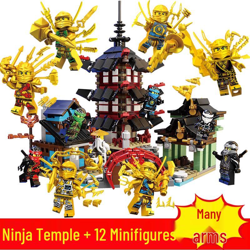 Строительный набор-пазл Ninjago 2025: Детские мотоциклы, спортивные машины, фигурки и куклы