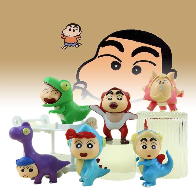 High Quality Crayon Shinchan Dinosaur Themed Action Figures For Collectors And Kids