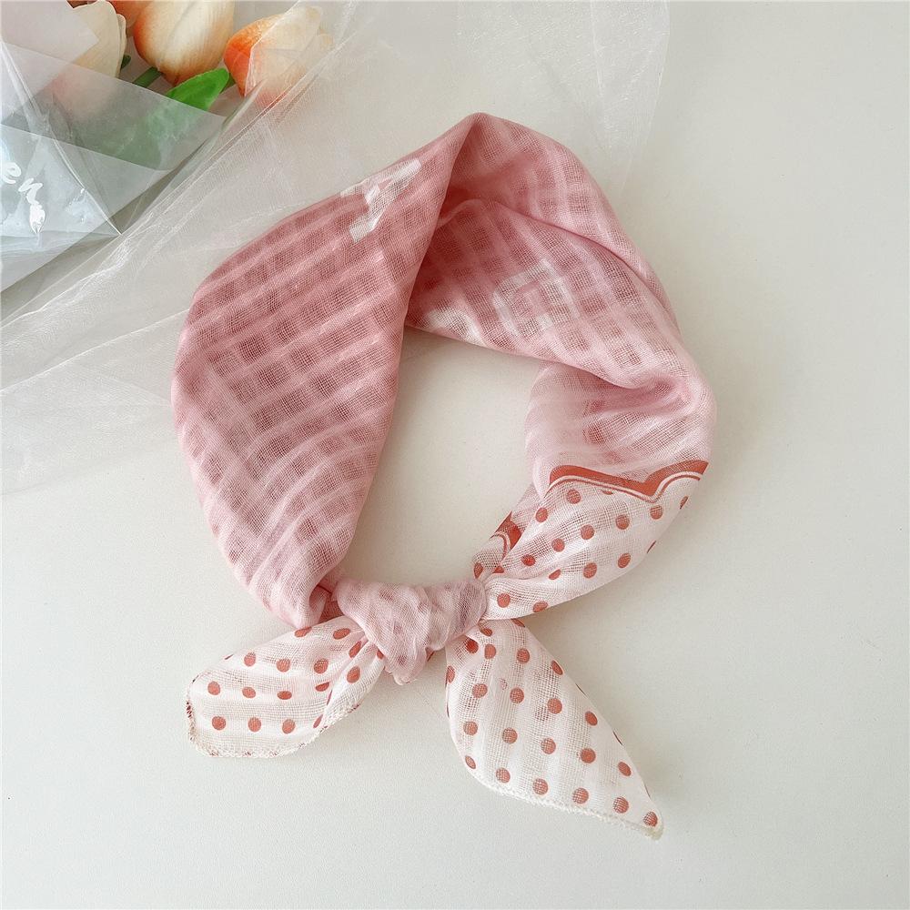 Маленький квадратный шарф из хлопка и льна, шелковый шарф, женский, весна и осень, новый стиль, художественный и универсальный, модный, темпераментный шарф-повязка на голову