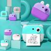 Kids Instant Cameras 2.0 Inch HD IPS Screen Thermal Paper Picture Photo With Lanyard Printer Children Christmas Toys Gifts