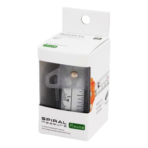 SK Spiral Tape Measure, 19mm X 2.1m, Shaku Equivalent Graduations, White, SMT-1920SWH