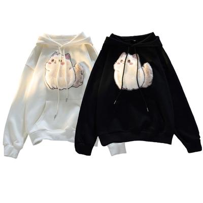 Женская модная повседневная толстовка с длинным рукавом и круглым вырезом, пуловер, топ с карманами