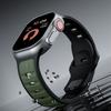 Силиконовый ремешок для Apple Watch 49 мм 46 мм 45 мм 44 мм 42 мм 41 мм 40 мм, мужской спортивный ремешок для iWatch Series 10 9 8 7 6 5 4 Se Ultra 1 2