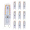 10 шт. светодиодных ламп G9 220 В 3 Вт 5 Вт SMD2835 белые теплые бомбильи для домашних лампочек хрустальная люстра заменить галогенную лампу 30 Вт