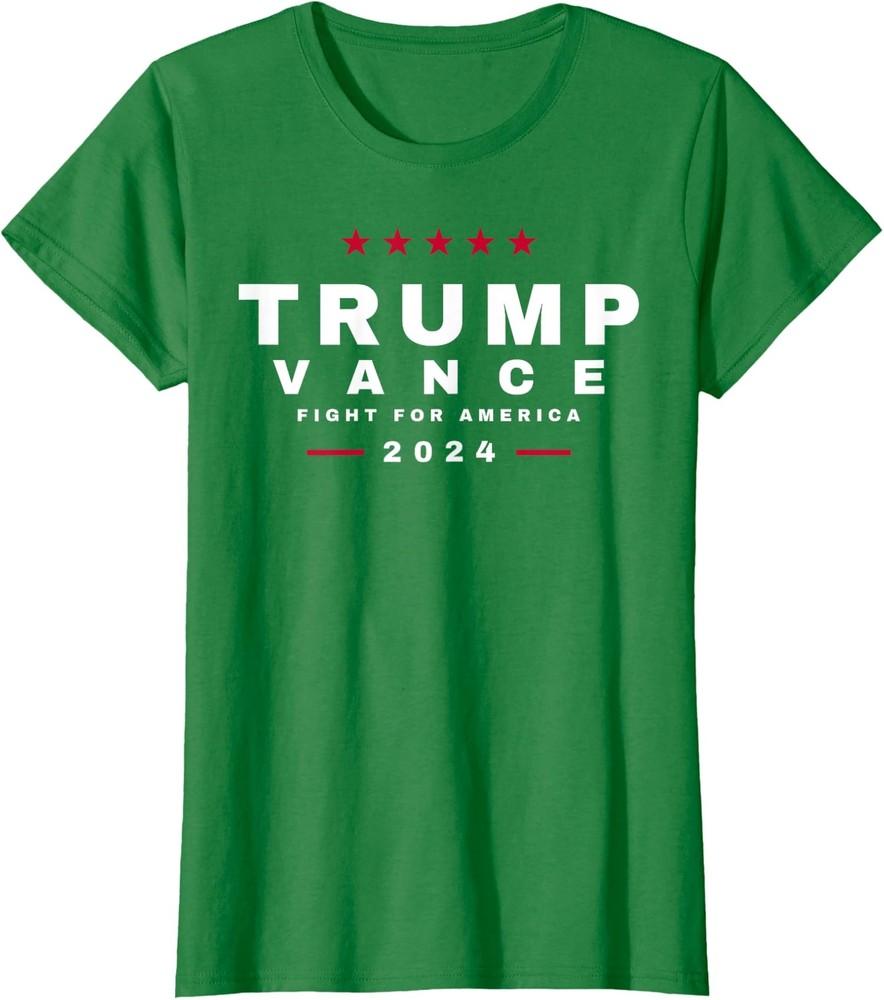 President Trump JD Vance VP Fight For America Ladies' Crewneck T-Shirt Unisex T-Shirt