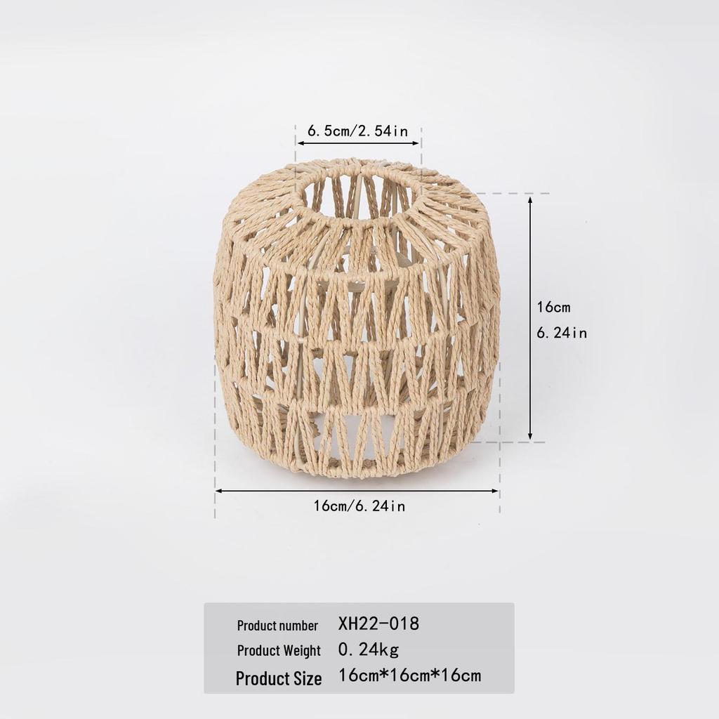 Handmade Woven Pendant Lampshades for Restaurants and Homestays