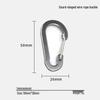 Colorful Aluminum Gourd Carabiner Keychain with S-Shaped Quick Release & Water Bottle Hanger