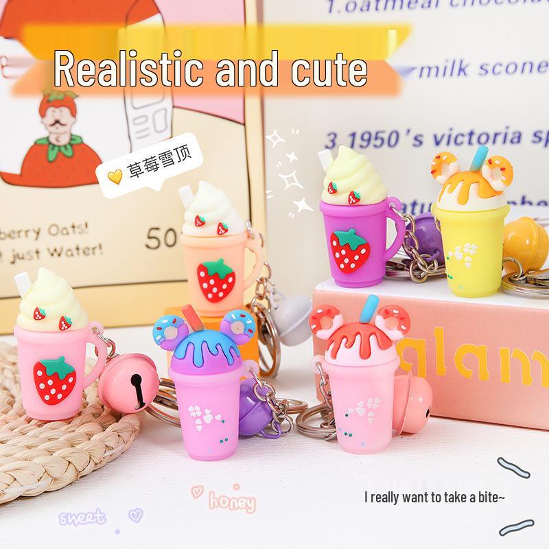 Очаровательный брелок в виде детской бутылочки - Милый мультяшный брелок для сумок и ключей от машины