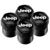 4pcs Metal Car Wheel Tire Valve Caps Stem Case Covers Accessories For Jeep Cherokee Wrangler Compass Patriot Renegade MWGHF1
