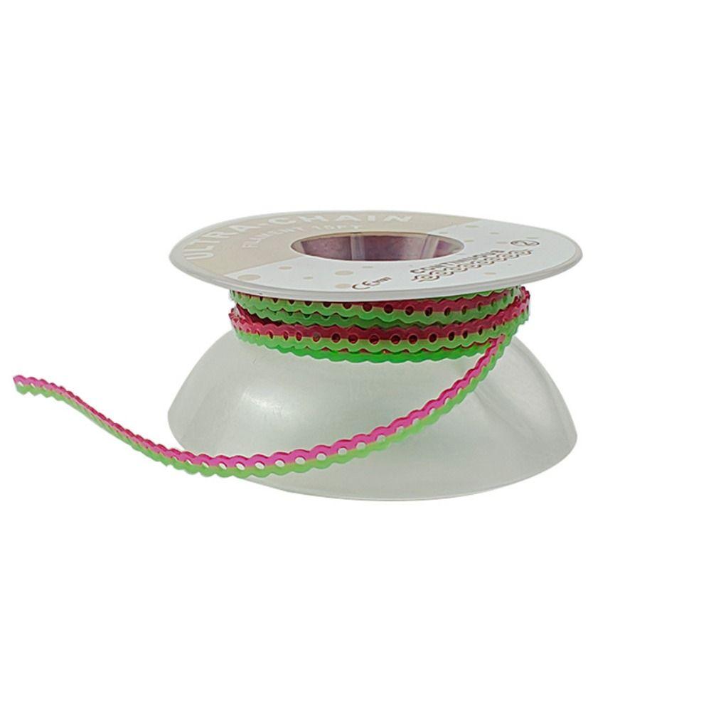 1Roll 15 Feet Orthodontic Elastic Power Chain 4.5m Rubber Bands Dental Ultra Power Chains Hospital