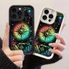 JT366 Мистический компас Арт для iPhone 17 16 15 14 13 Pro Max Samsung S26 S25 Ultra A17 A07 A56 A16 A15 Xiaomi 15T Redmi 15c Note 14 13 Мягкий чехол