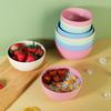 Бытовой набор из пшеничной соломы Миска, Пластиковая миска, Герметичная крышка, Миска для хранения свежести, Миска для хранения в холодильнике
