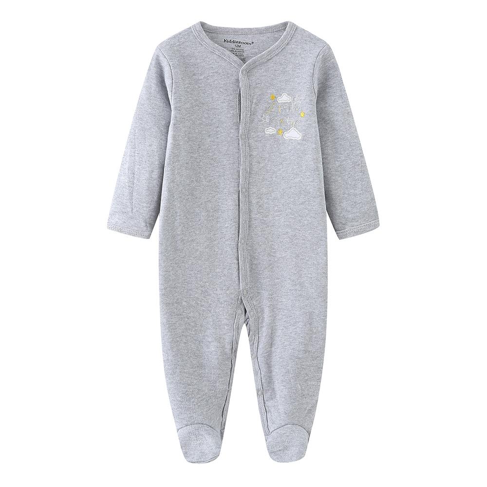Small Gray Clouds Newborn Boy Clothes Long Sleeve Baby Clothing Cotton Infantil Toddler Costumes