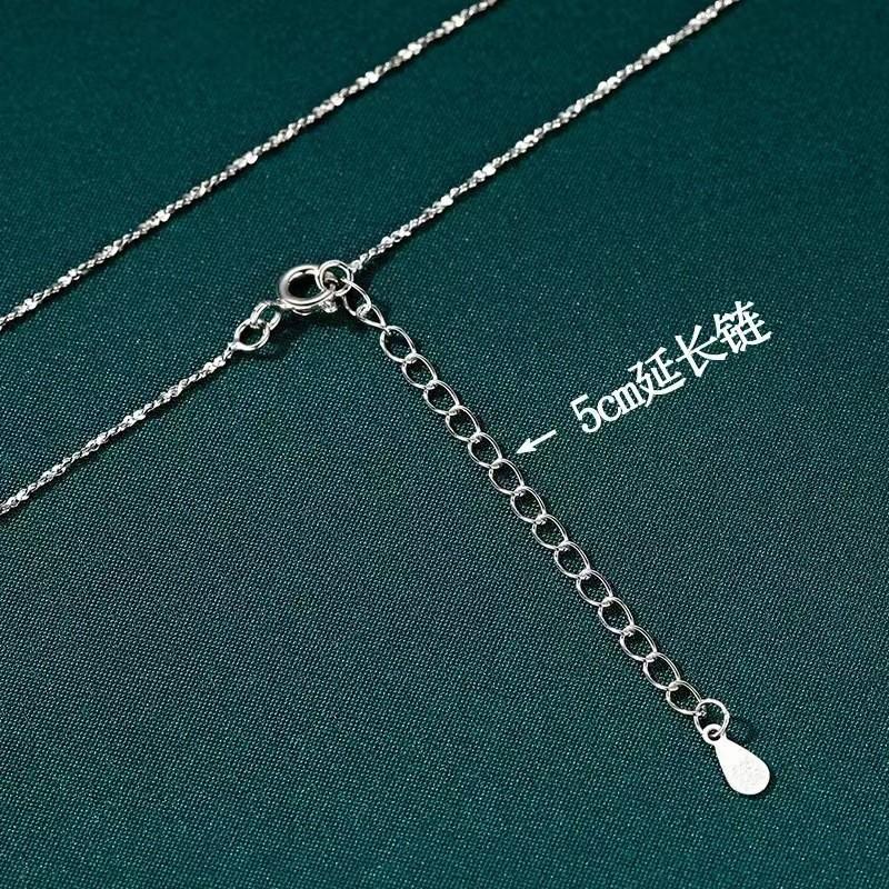 Necklace Women Men Minimalist Cross Chain No Pendant Neutral Style Vintage Collarbone