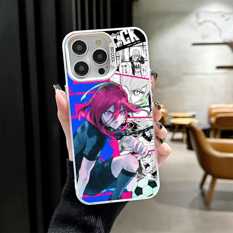 Синий Чехол-бампер Chigiri Hyoma L-Lock для iPhone 15 16 17 Pro Max 17Air 16E 14 Plus 13 12 Mini Ударопрочный Задняя крышка