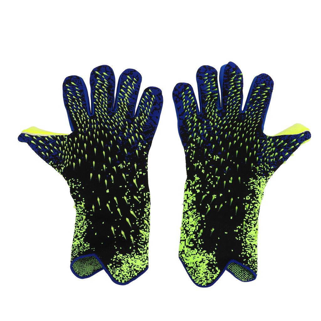 Soccer Goalkeeper Gloves Thickened Latex Anti Slip Breathable Cushioning Soccer Goalie Gloves for Training Competition