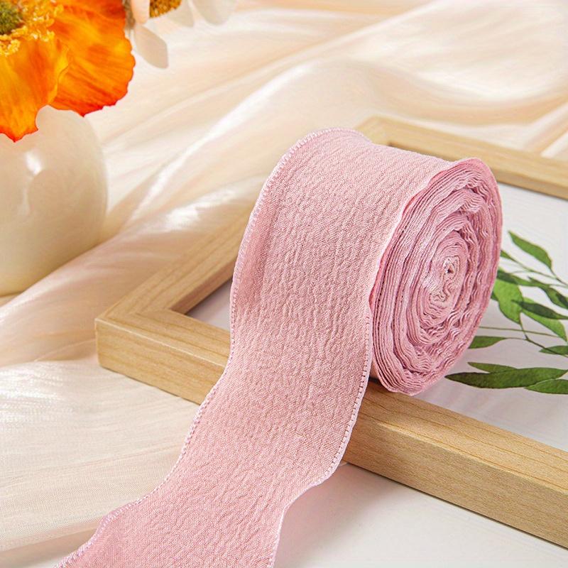 1 шт. Кружевная плиссированная лента для DIY, букеты для торта, цветы, пряжа «рыбий хвост», упаковка, льняная волнистая кружевная лента