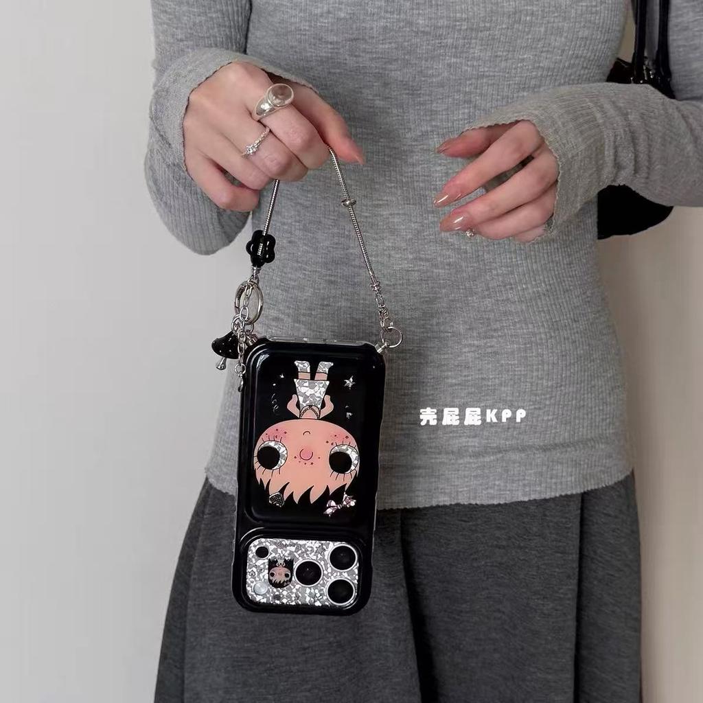 Темная милая девушка ins15 для 17pro apple 17ProMax чехол для мобильного телефона iPhone16Promax