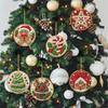 6PCS Christmas Ornaments DIY Pearl Diamond Art Kits for Adults Xmas Tree Hanging Craft Pendents Holiday Christmas Decorations