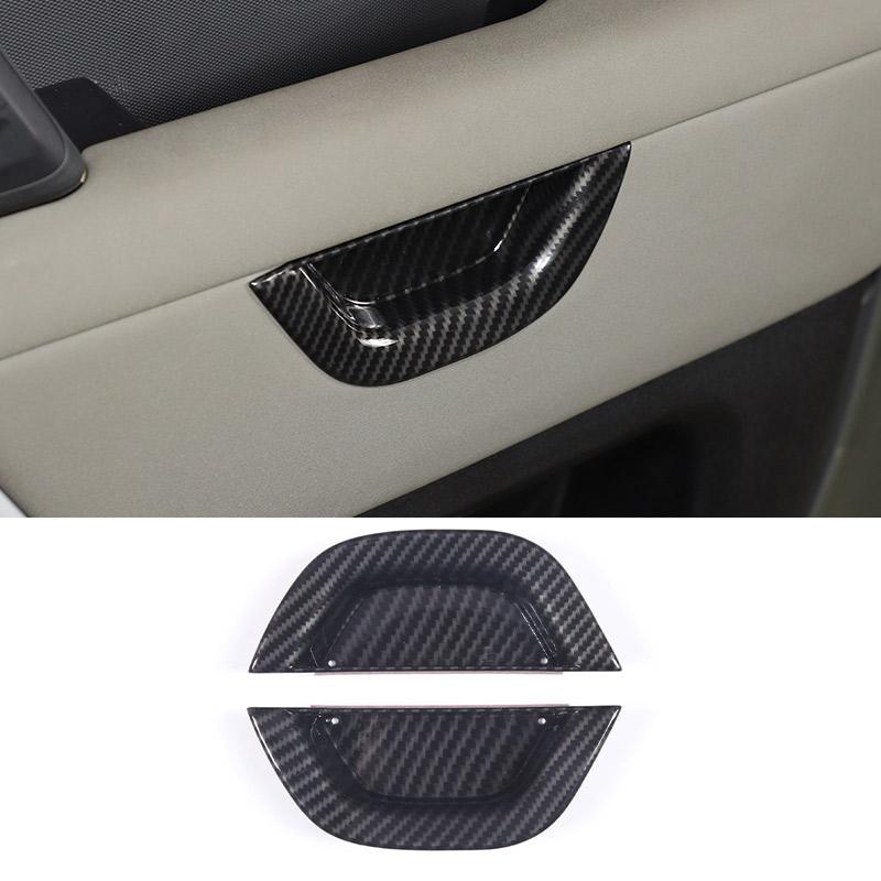 ABS Carbon Fiber For Land Rover Defender 110 2020-2024 Car Interior Modification Protection Cover Decorative Patch Accessories