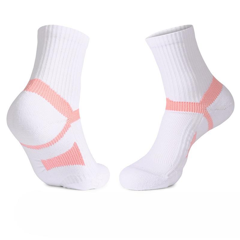 Women's Thick Hair Ring Professional Badminton Tennis Reinforced Arch Boneless Non Slip Tube Socks