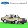 ВЕЛЛИ 1:24 VOLVO 240 GL Сплав Классический Автомобиль Модель Литье Металлические Игрушечные Машинки Модель Автомобиля Симуляция Коллекция Детские Игрушки Подарки