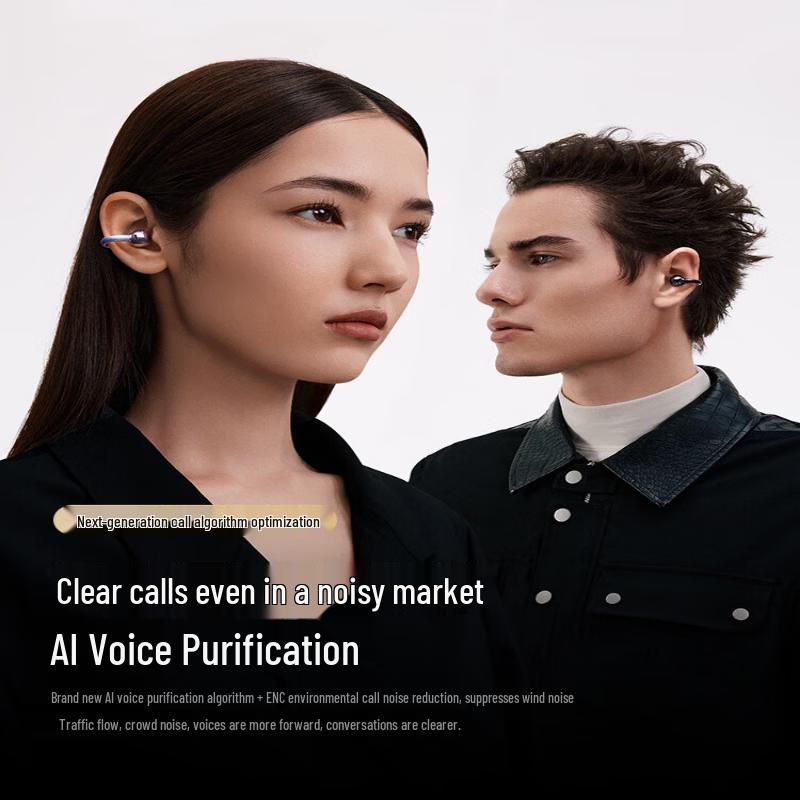 Saina S6S Ultra Открытые Bluetooth-наушники с клипсой и ИИ