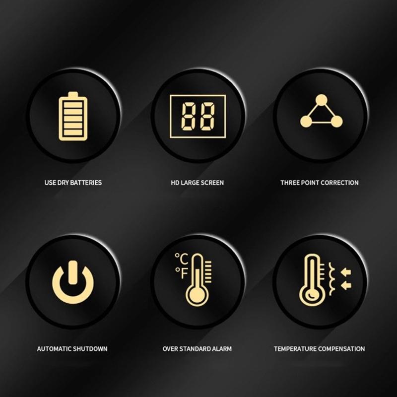 Карманный тестер кислотности пищевых продуктов Высокоточный датчик 0,01 точность, 0,00~14 диапазон для почвы, косметики, пищевых продуктов, сыра