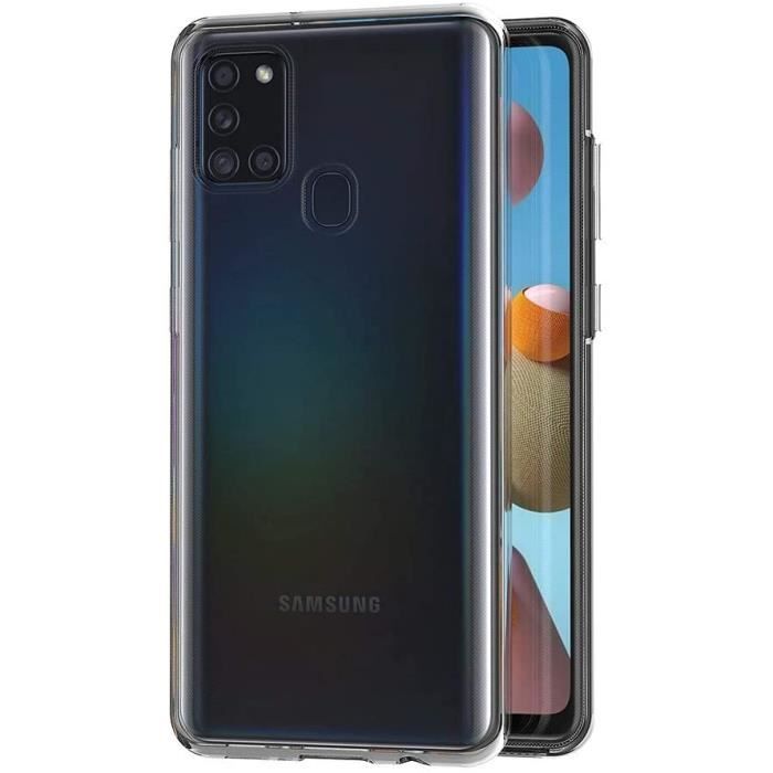 Coque - LittleMonkey - Samsung Galaxy A21s - 360° Full Body - Silicone - Transparente