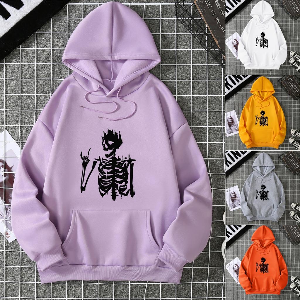 Новая флисовая куртка Осень-Зима 2025 Свободный свитер на Хэллоуин