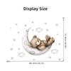 Cute Cartoon Moon Star Sleep Bear Wall Stickers Furniture Bedroom Decor for Kids Room Nursery Home Decoration Wall Decals