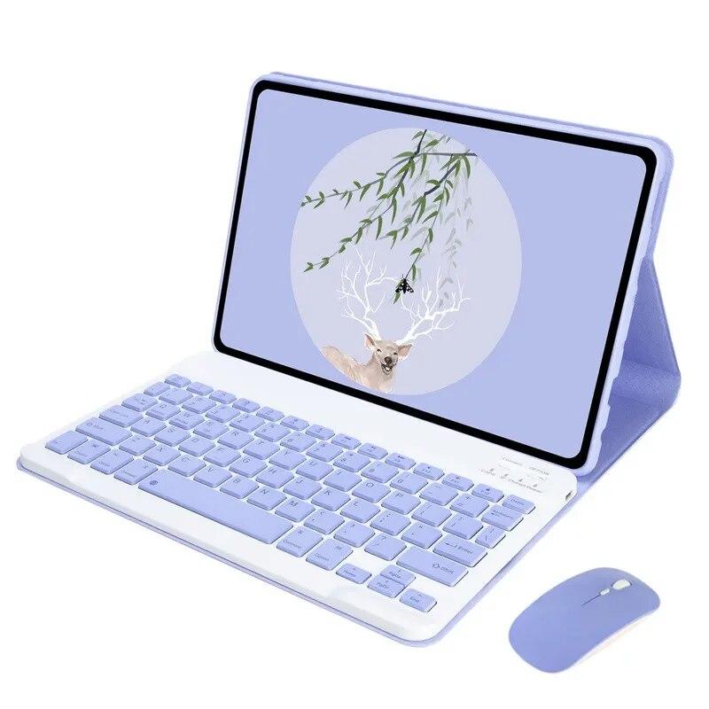 Bluetooth-клавиатура для Xiaomi Redmi Pad SE, кожаный чехол-подставка для Xiaomi 5/6 Pro Redmi Pad 10,6, чехол, 11 дюймов, силиконовый противоударный защитный чехол