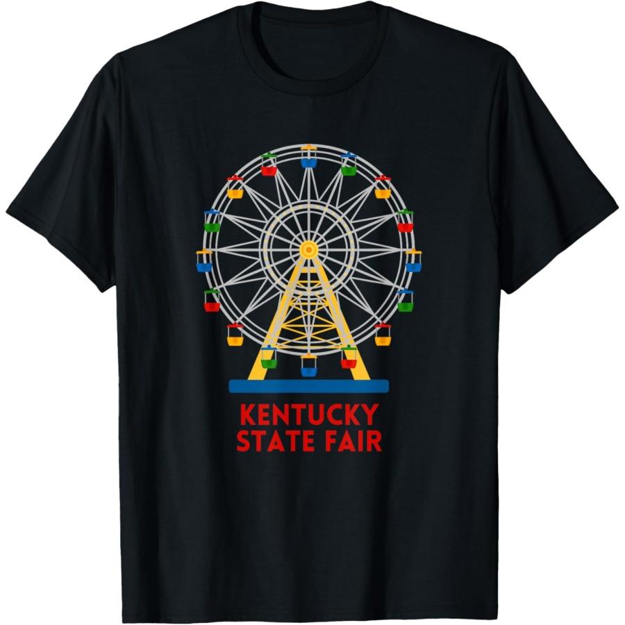 Louisville Kentucky State Fair Ferris Wheel County Fair T-Shirt